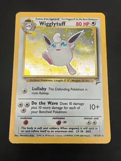 1999 Base Set 2 Vintage Pokemon 2 Card Lot: Magneton 9/130 & Wigglytuff 19/130 - Image 2
