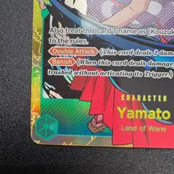 Yamato OP01-121 SEC - One Piece TCG - Near-Mint NM English Foil Secret Rare - Image 3