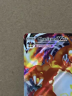 Pokemon TCG Charizard VMAX Darkness Ablaze Holo Ultra Rare Card 020/189 - Image 3