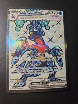 Garchomp ex 219/182 Paradox Rift Ultra Rare Full Art Holo Pokemon TCG - Image 1