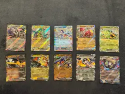 Pokemon TCG Scarlet & Violet Ex 10 Card Lot All Nm - Image 1
