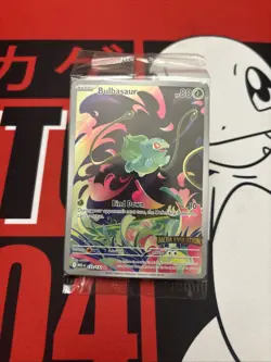 Pokemon TCG Bulbasaur Mega Evolutions 133/132 Illustration Promo Card NM - Image 1