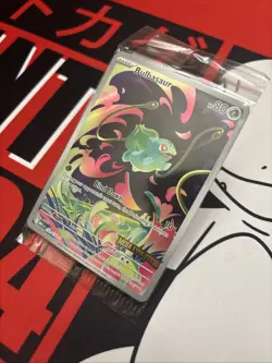 Pokemon TCG Bulbasaur Mega Evolutions 133/132 Illustration Promo Card NM - Image 3