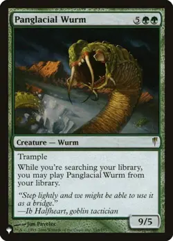 ~ Panglacial Wurm ~ NM ~ The List ~ MTG ~ - Image 1