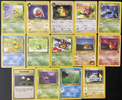 WOTC Old Pokemon Card Lot (14) - NM/LP - incl 1st Editions - 1999-2002 Vintage - Image 1