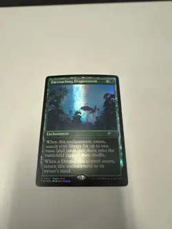 Encroaching Dragonstorm -Foil Near Mint MTG Promo Pack: Tarkir: Dragonstorm - Image 1