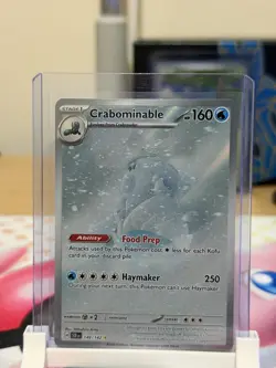 Crabominable Holo Illustration Rare Card 149/142 Sv07: Stellar Crown - Image 1
