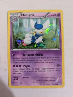Meowstic Mistigrix 43/106 Cracked Ice Holo French Promo Card NM - Image 1