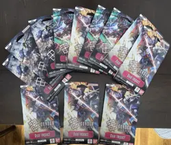 x12 GUNDAM CARD GAME Dual Impact Sleeved Booster Packs Sealed - GD02 English Ver - Image 1