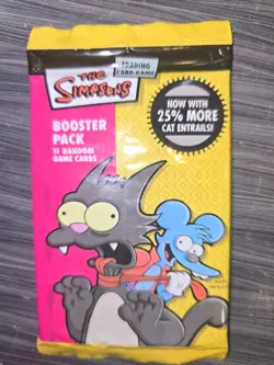 WOTC The Simpsons Trading Card Game Booster Pack 2003 NEW FACTORY SEALED TCG 76930964071 - Image 1