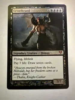Magic the Gathering - Griselbrand - Avacyn Restored - Foil - NM - Image 1