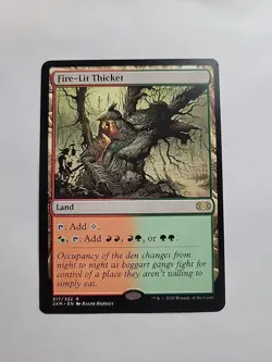 MTG - Fire-Lit Thicket- Double Masters- Regular Rare #317 - Image 1