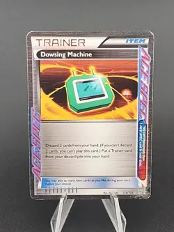 Pokemon Black & White Plasma Storm Dowsing Machine Ace Spec Trainer 128/135 C - Image 1