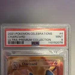 PSA 9 - 2021 Pokemon Celebrations UPC CHARIZARD Gold Metal Card #4 (3803) - Image 2