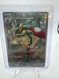 Flapple Pokemon Scarlet & Violet Surging Sparks 210/191 Illustration Rare - Image 1