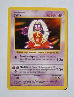 Pokemon - Jynx - Base Set Shadowless 31/102 - Uncommon - LP - Image 1