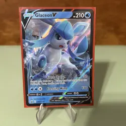 Pokemon TCG Glaceon V SWSH Black Star Promos SWSH196 Holo Promo - Image 1