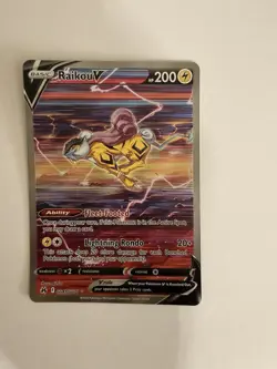 Pokemon TCG Raikou v Crown Zenith: Galarian Gallery Holo Ultra Rare Card #GG41 - Image 1