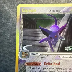 2005 Pokemon Espeon (ex Delta Species) Holo 4/113 - Image 3
