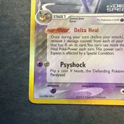 2005 Pokemon Espeon (ex Delta Species) Holo 4/113 - Image 4