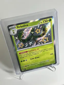 Pokemon TCG Arboliva Scarlet & Violet Paldean Fates Holo Shiny Rare Card 104/091 - Image 1