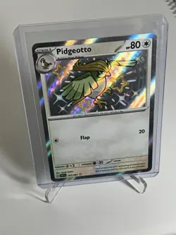 Pokemon SV Paldean Fates Pidgeotto #197/091 Shiny Rare NM Condition Card TCG - Image 1