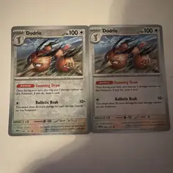 Pokemon Dodrio Lot of 2 85/165 Reverse Holo Rare NM See Pics, Value $4+ - Image 1