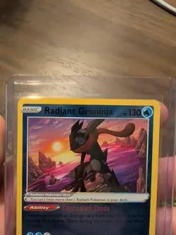 Pokemon TCG Radiant Greninja Astral Radiance 046/189 Holo Radiant Rare - Image 5