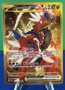 Pokemon TCG Koraidon EX 254/198 Scarlet & Violet Ultra Rare - NM - Image 1