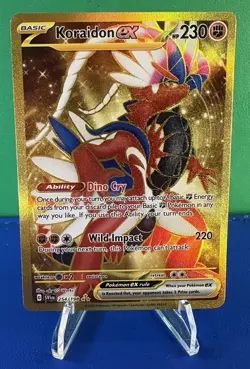 Pokemon TCG Koraidon EX 254/198 Scarlet & Violet Ultra Rare - NM - Image 2