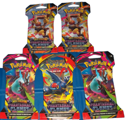 POKEMON TCG: (5) MEGA EVOLUTION PHANTASMAL FLAMES BLISTER SLEEVE BOOSTER PACKS - Image 1