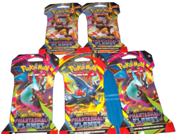 POKEMON TCG: (5) MEGA EVOLUTION PHANTASMAL FLAMES BLISTER SLEEVE BOOSTER PACKS - Image 2