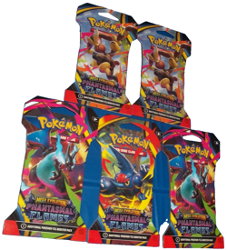 POKEMON TCG: (5) MEGA EVOLUTION PHANTASMAL FLAMES BLISTER SLEEVE BOOSTER PACKS - Image 3