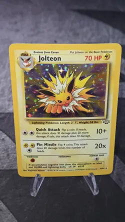 Pokemon Jolteon TCG Jungle 4/64 Holo Unlimited Rare - Lp / Mp - Image 1