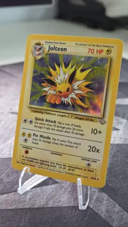 Pokemon Jolteon TCG Jungle 4/64 Holo Unlimited Rare - Lp / Mp - Image 4