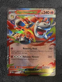Mega Camerupt EX (22/132) Double Rare RR | Pokemon TCG: Mega Evolution - Holo NM - Image 1
