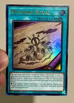 Mitsurugi Ritual (SUDA-EN095) ]Ultra Rare] [1st Edition] [NM-LP] Yu-Gi-Oh! - Image 1