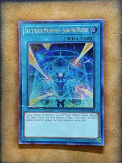 Yugioh Sky Striker Maneuver - Jamming Waves! DASA-EN032 Secret Rare HP - Image 1