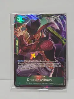 One Piece Dracule Mihawk ST12-003 Illustration Box Vol. 4 Promo Sealed - Image 1