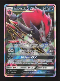 Zoroark GX Ultra Rare Holo Shining Legends 53/73 NM Pokemon TCG - Image 1