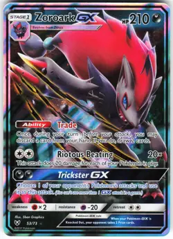 Zoroark GX 53/73 Pokemon Shining Legends Holo Ultra Rare NM - Image 1