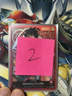 Monkey.D.Luffy (001) ST01-001 Starter Deck 1: Straw Hat Crew Foil - Image 3
