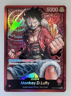 Monkey.D.Luffy (001) ST01-001 Starter Deck 1: Straw Hat Crew Foil - Image 1