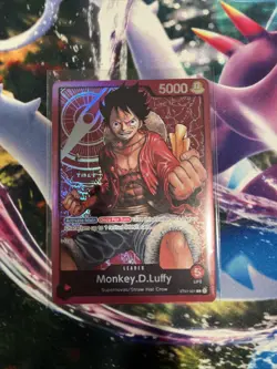 Monkey.D.Luffy (001) ST01-001 Starter Deck 1: Straw Hat Crew Foil Errata - Image 1
