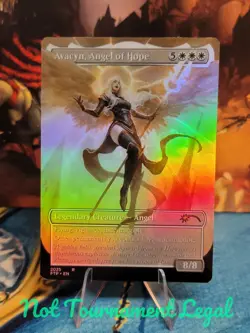 Avacyn, Angel Of Hope - Custom Foil Art Borderless MTG Playtest card - Image 2