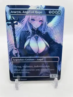 Avacyn Angel Of Hope Foil Borderless Playtest Card MTG EDH Commander V1 - Image 1