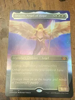 Avacyn Angel of Hope FOIL Borderless VIP Double Masters NM. Pack Fresh. - Image 1