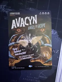 MTG Avacyn, Angel Of Hope Borderless Art Poster Non-Foil Innistrad Remastered - Image 1