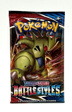 2021 Pokemon TCG Battle Styles Sword & Shield 10 Card Booster Pack New 1 pack - Image 1