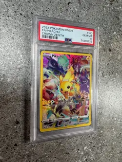 Pokemon TCG Pikachu 160/159 Crown Zenith Full Art Secret Rare PSA 10 GEM MINT - Image 3